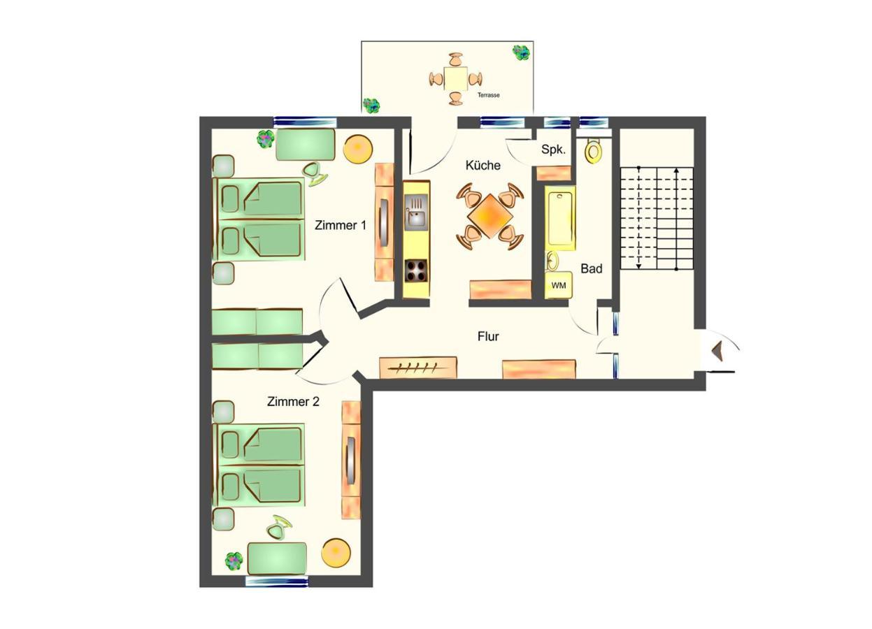 Haus Sonnenschein Ferienwohnung Ole Heringsdorf Zewnętrze zdjęcie